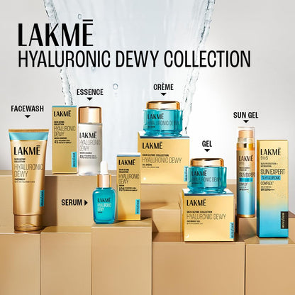 LAKMÉ Hyaluronic Dewy Facewash | Hyadrating 100g Face Cleanser with 4D Hyaluronic Acid | Removes impurities without stripping away moisture.