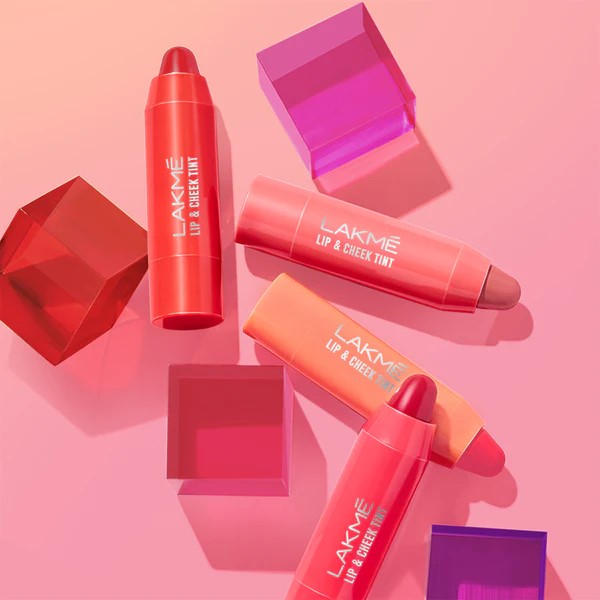 LAKMÉ LIP LOVE LIP & CHEEK TINT -Pretty Pink