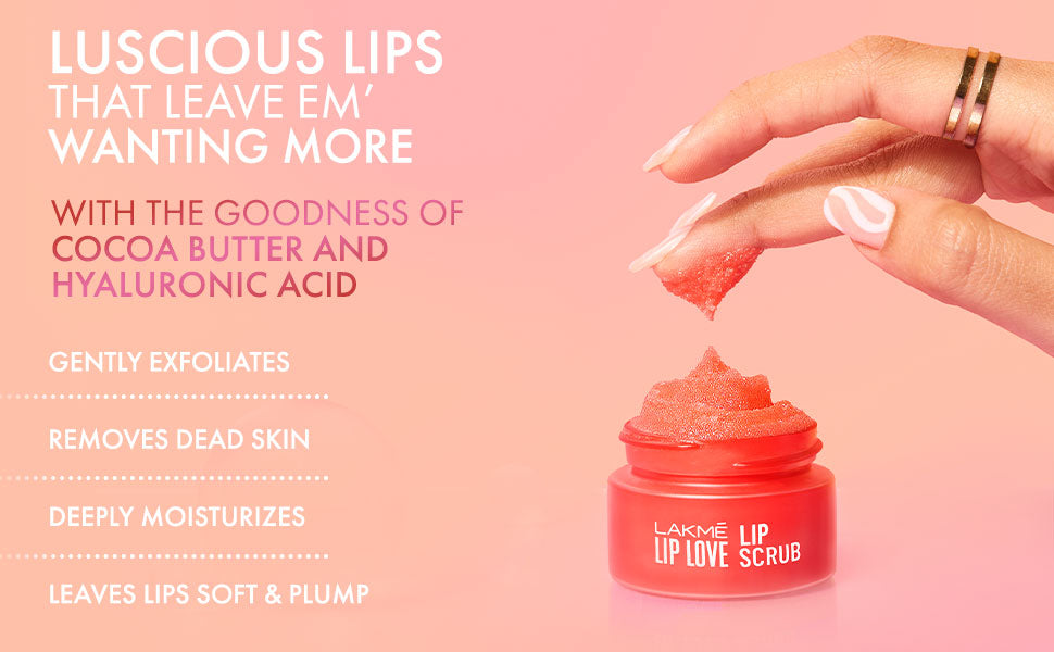 LAKMÉ LIP LOVE LIP SCRUB