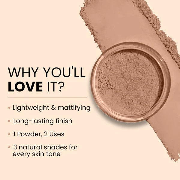 LAKMÉ ABSOLUTE LOOSE FINISHING POWDER -Almond