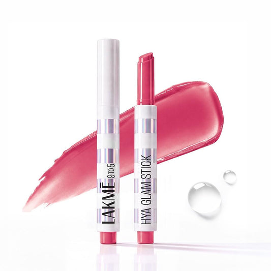 Lakmē 9to5 Hya Glam Plump+Shine Clickstick - Main Character Pink