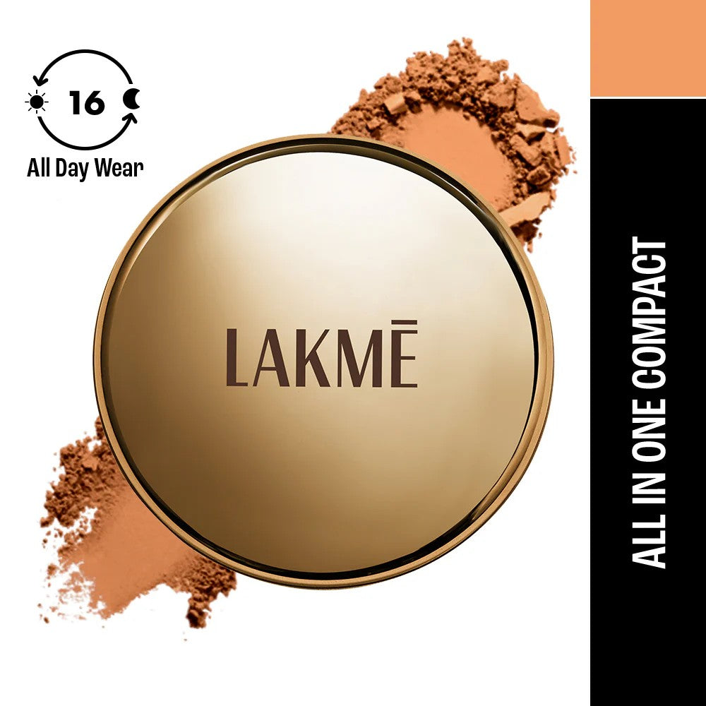 Lakmē Powerplay Priming Powder Foundation -NATURAL ALMOND 9G
