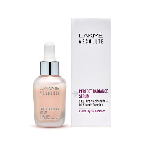 LAKMÉ Absolute Perfect Radiance Skin Brightening Face Serum With Niacinamide, Witch Hazel, Vita-Resorcinol (30 ml)