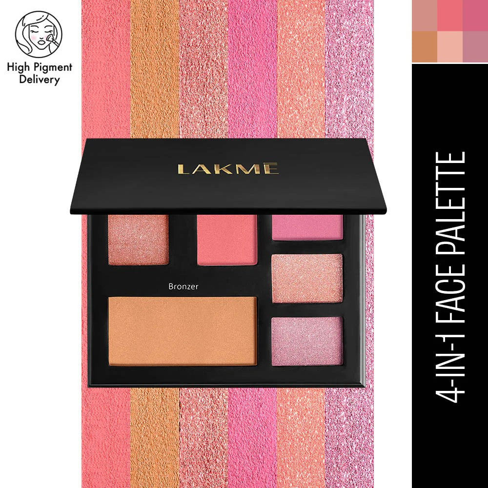 LAKMĒ GLITTERATI FACE PALETTE  5 : Night Diva