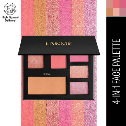 LAKMĒ GLITTERATI FACE PALETTE  5 : Night Diva