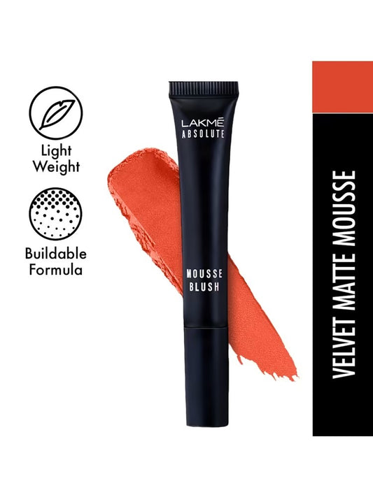 Lakme Absolute Velvet Matte Mousse Blush Nude Nectar - 6 ml