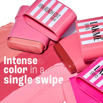 Lakme 9to5 Hya Beach Edit blush Off Duty Coral