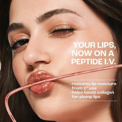 Lakme Peptide Lip IV, Hydrating Lip Balm, Peptalk Pink (10g)