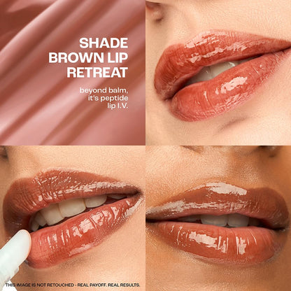Lakme Peptide Lip IV, Hydrating Lip Balm, Brown Lip Retreat (10g)