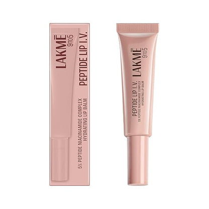 Lakme Peptide Lip IV, Hydrating Lip Balm, Brown Lip Retreat (10g)