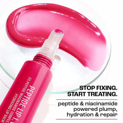 Lakme Peptide Lip IV, Hydrating Lip Balm, Peptalk Pink (10g)