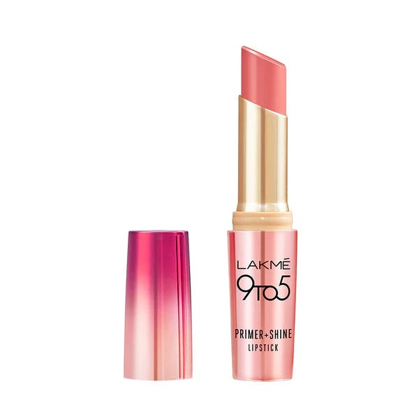 LAKMÉ 9 TO 5 PRIMER + SHINE LIPSTICK -SP3 Pink Flamingo