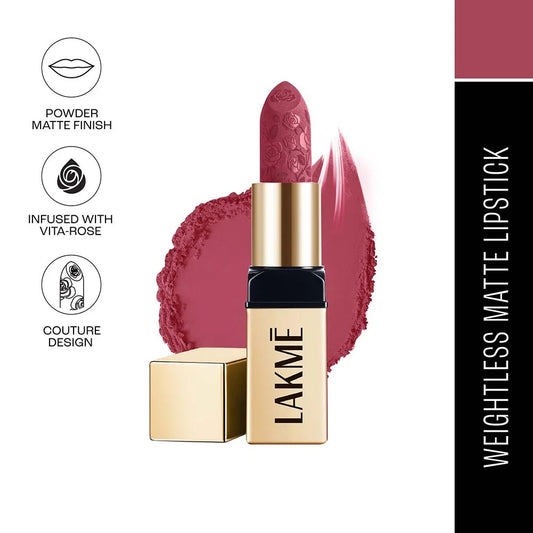 Lakmē Rouge Bloom Powder Matte Bullet _-PINK POPPY