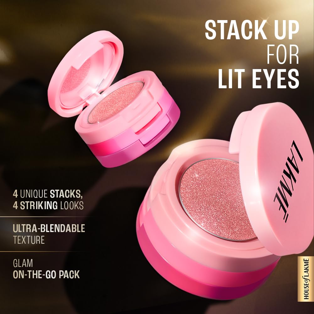 Lakme 9to5 Eyeconic Shadow Stack - Colour  PinkBeauty 7gm