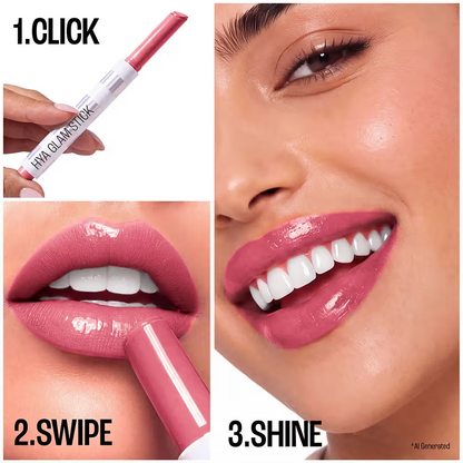 Lakmē 9to5 Hya Glam Plump+Shine Clickstick - POWER NUDE