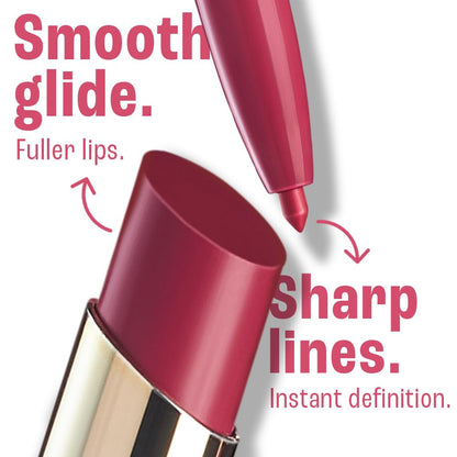 Lakme 9to5 Hya Beach Edit, Lipstick + Liner Duo, Pro Pink Medium, Infused with Hyaluronic Acid, Vitamin E, Jojoba Oil, Comfortable Matte Finish, SPF Powered, Hydrating Lipstick, 2+0.2 g