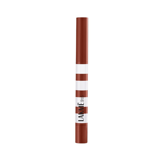 Lakme 9to5 Hya Beach Edit, Lipstick + Liner Duo, Pro Pink Medium, Infused with Hyaluronic Acid, Vitamin E, Jojoba Oil, Comfortable Matte Finish, SPF Powered, Hydrating Lipstick, 2+0.2 g