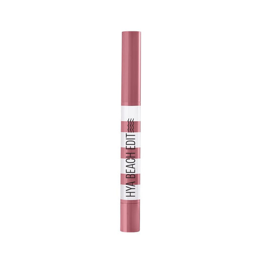 Lakme 9to5 Hya Beach Edit, Lipstick + Liner Duo, Pro Pink, Infused with Hyaluronic Acid, Vitamin E, Jojoba Oil, Comfortable Matte Finish, SPF Powered, Hydrating Lipstick, 2+0.2 g