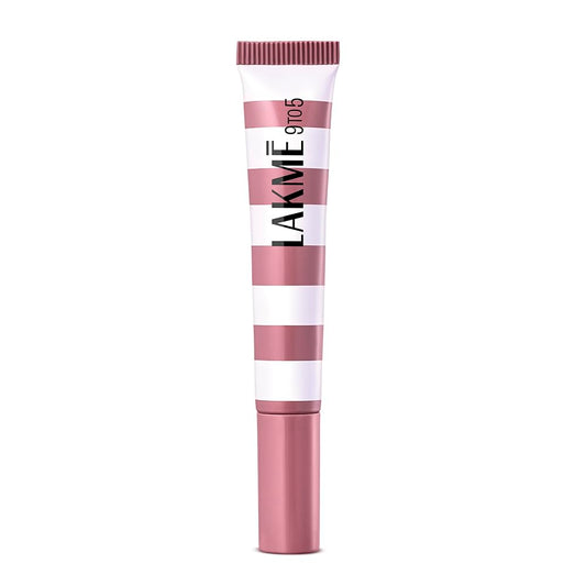 Lakme 9to5 Hya Beach Edit Lip Gloss Stain -2 Rosy Sunday, Long Lasting Stain, For Soft and Nourished Lips, with Linoleic Acid & Hyaluronic Acid, SPF 15, Non-Sticky and Lightweight, 10 ml