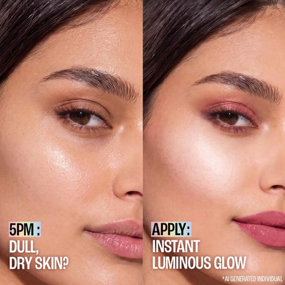 Lakmē 9to5 Hya Glam Strobe cream with Hyaluronic acid & Niacinamide -ROSY FLUSH