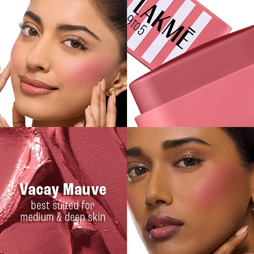 Lakme 9to5 Hya Beach Edit SPF Blush Vacay Mauve