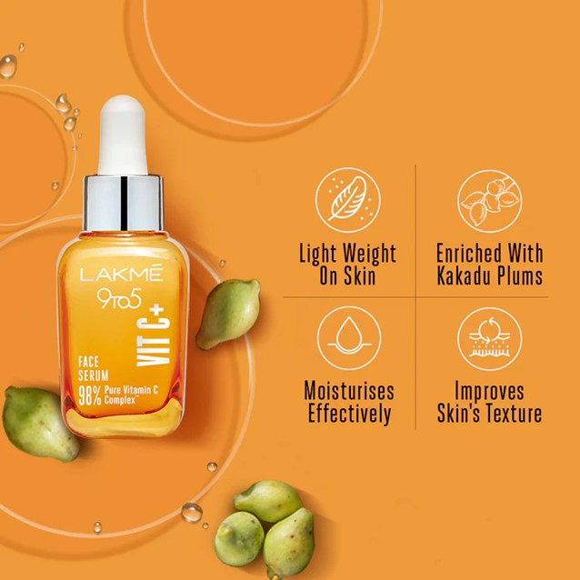 LAKMÉ 9TO5 VITAMIN C +SERUM, 30 ML