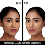 LAKMÉ 9 TO 5 PRIMER + MATTE PERFECT COVER FOUNDATION- WARM CARAMEL W320