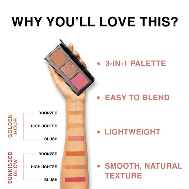 LAKMÉ ABSOLUTE FACELIFT PALETTE 15G - sunkissed glow