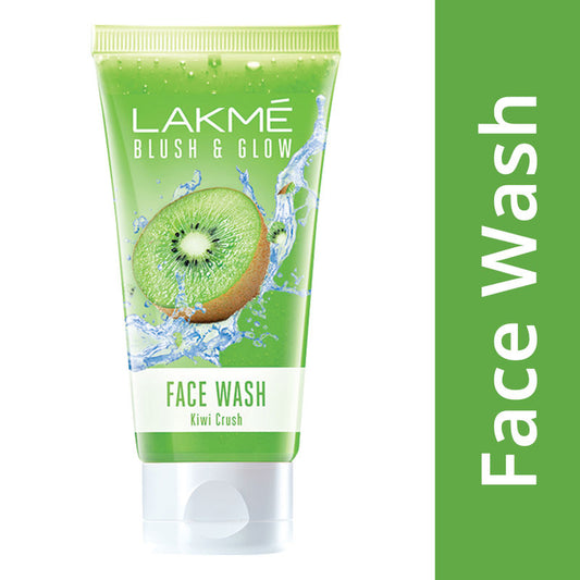 LAKMÉ BLUSH & GLOW KIWI FRESHNESS GEL FACE WASH WITH KIWI EXTRACTS, 100 G