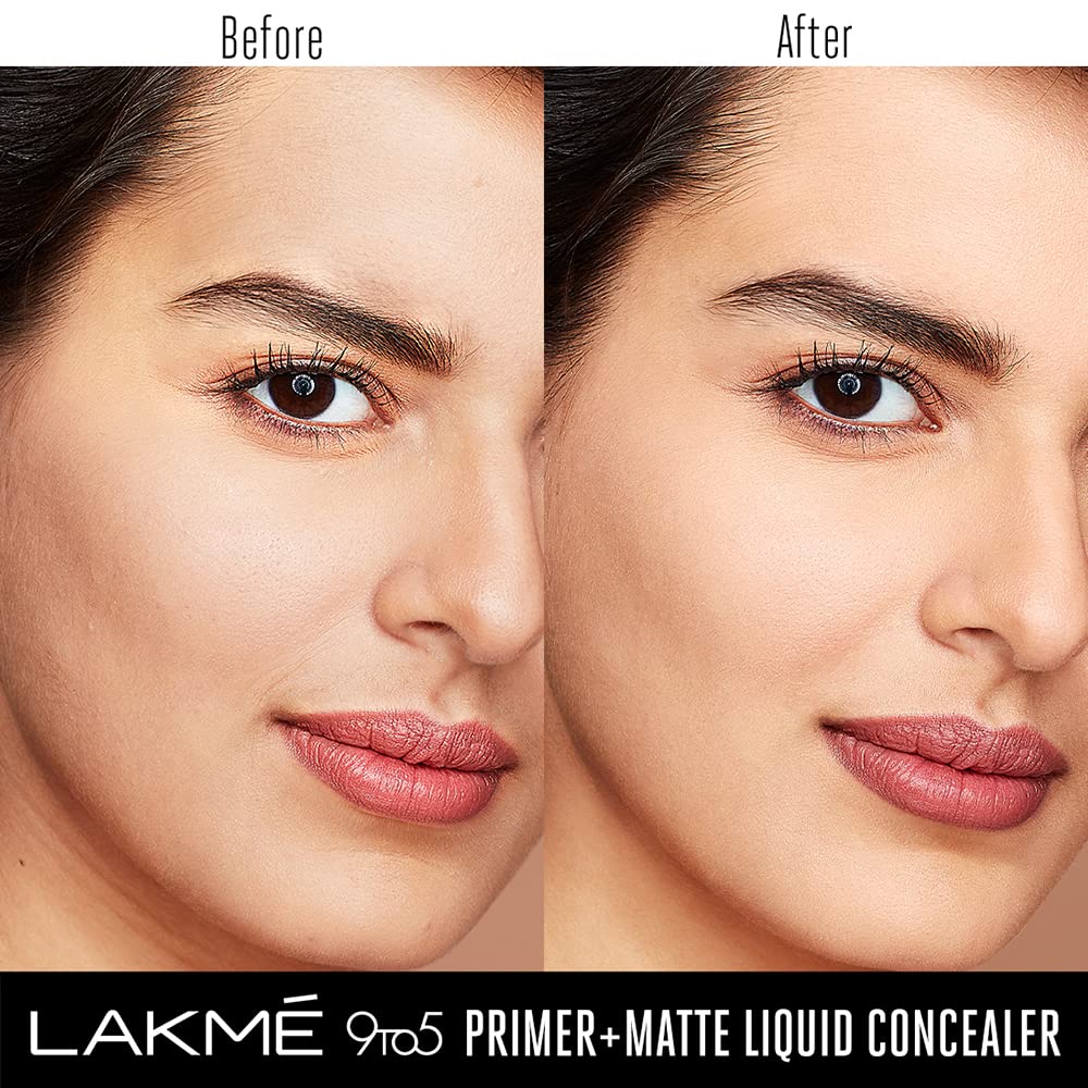 LAKMÉ 9TO5 PRIMER + MATTE LIQUID CONCEALER- SAND