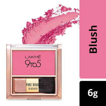 Lakme 9-5 Pure Rouge Blusher - Pretty Pink